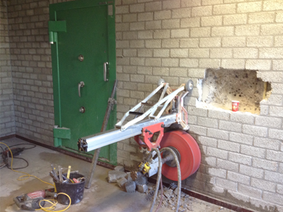 Muur en Beton boring